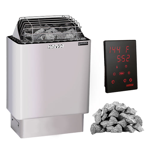 Harvia KIP80W Complete Sauna Heater Package