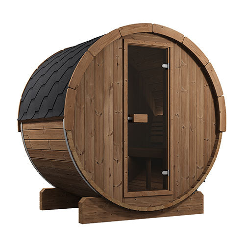 SaunaLife Ergo Series 3 Person Outdoor Sauna Barrel Kit