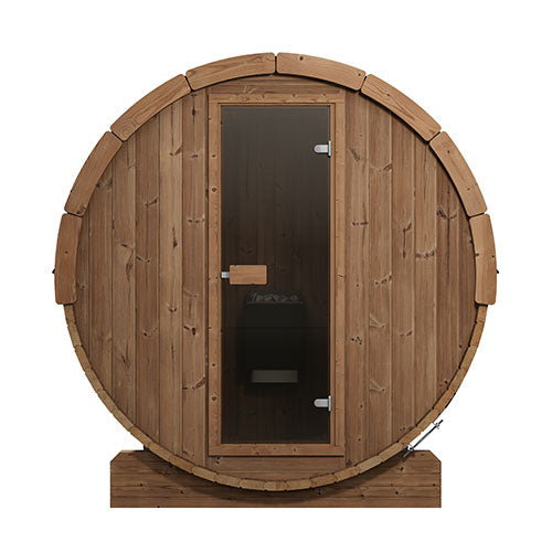 SaunaLife Ergo Series 3 Person Outdoor Sauna Barrel Kit